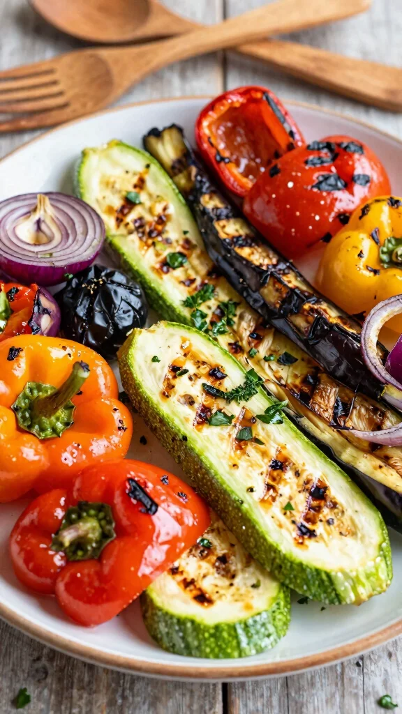 18 Easy and Healthy Dinner Recipes for Everyday Cooking - 16. Grilled Vegetable Platter 1