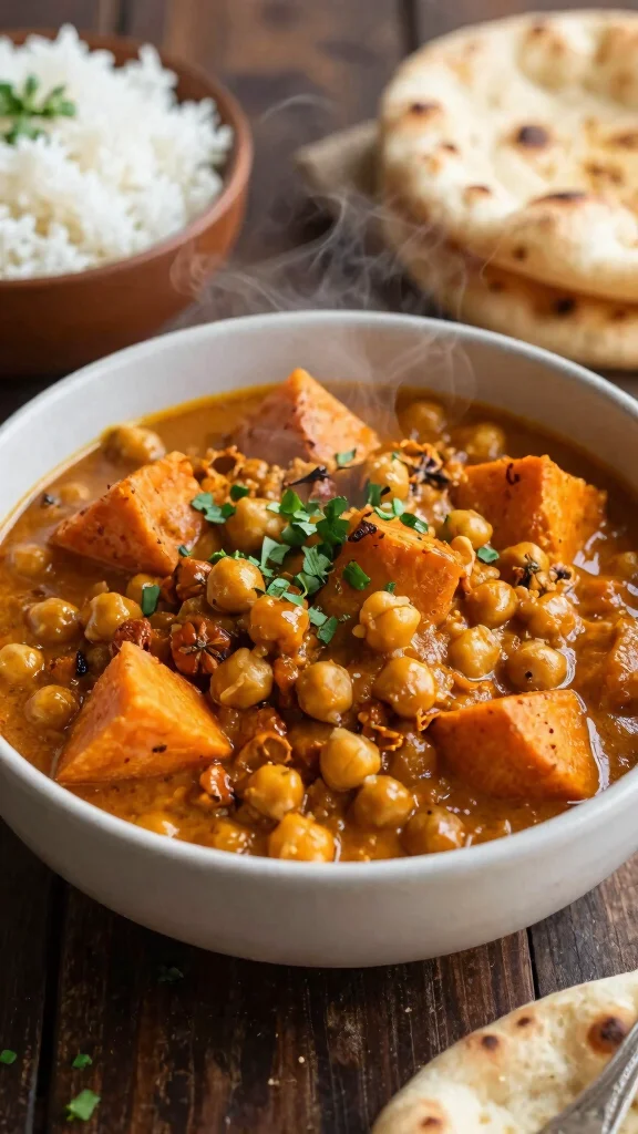 18 Healthy Dinner Recipes for Family Everyone Will Love - 13. Sweet Potato & Chickpea Curry 1