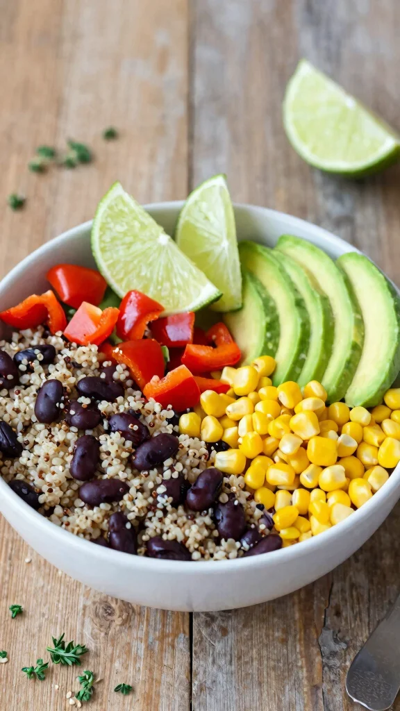 18 Healthy Dinner Recipes for Family Everyone Will Love - 2. Quinoa Black Bean Bowl 1