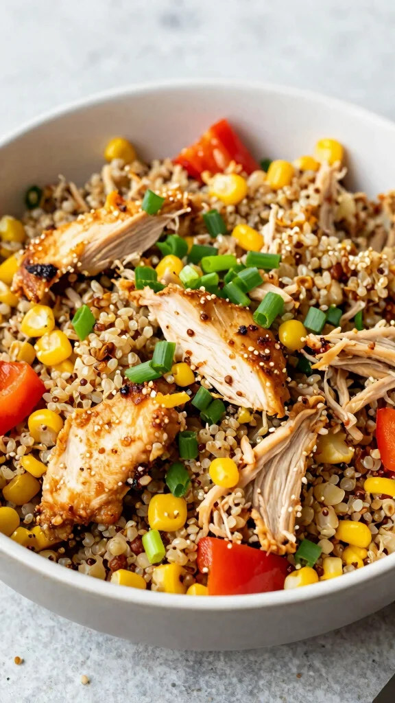18 Healthy Dinner Recipes for Family Everyone Will Love - 9. BBQ Chicken Quinoa Salad 1