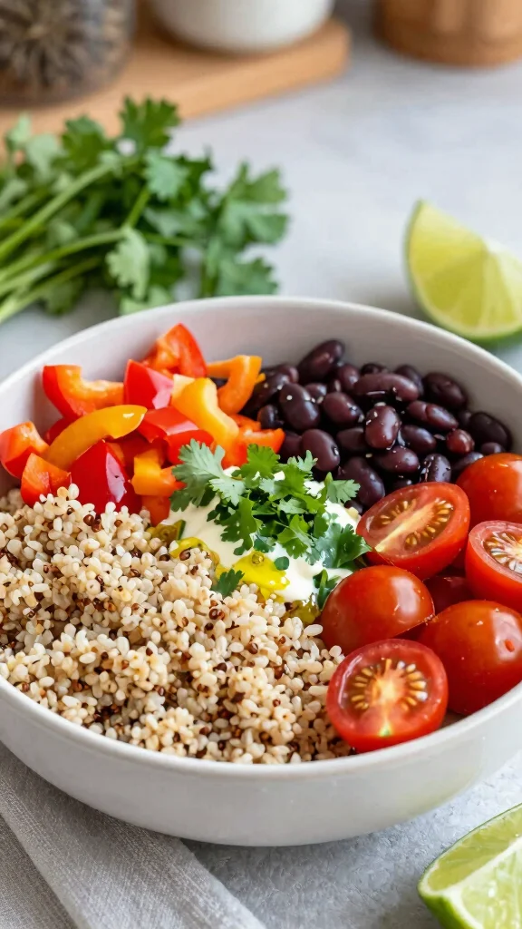 18 Healthy Easy Lunch Ideas for Busy Days - 1. Quinoa Salad Bowls 1