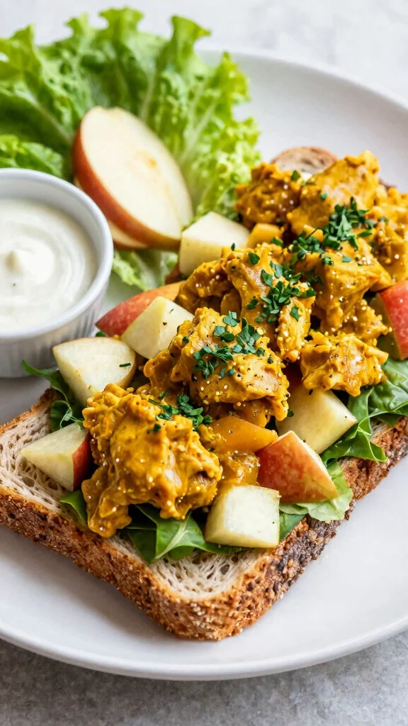 18 Healthy Easy Lunch Ideas for Busy Days - 15. Curry Chicken Salad 1