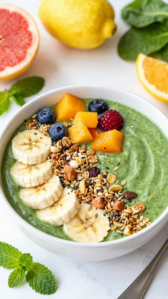 18 Healthy Easy Lunch Ideas for Busy Days - 18. Smoothie Bowls 1