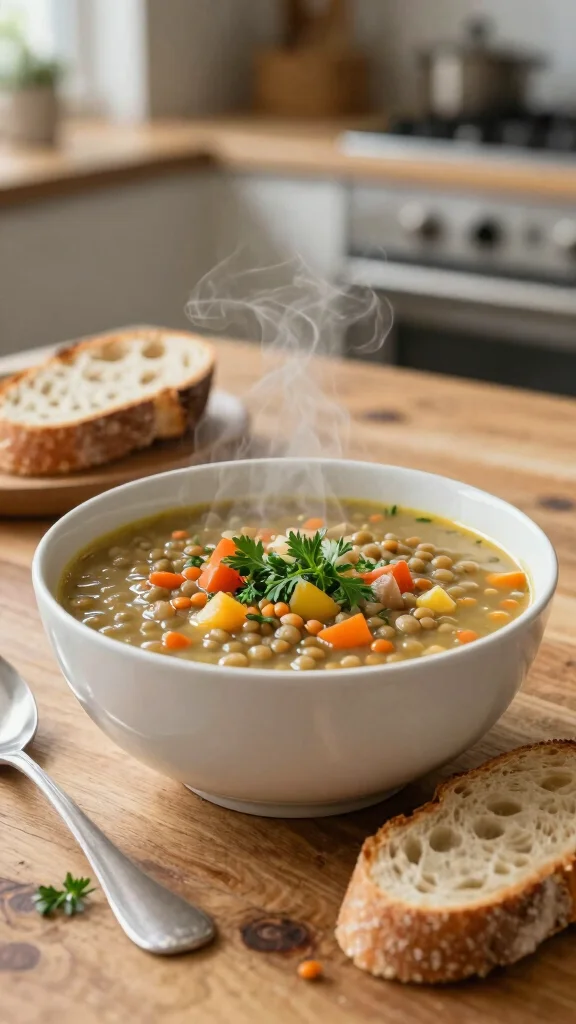 18 Healthy Easy Lunch Ideas for Busy Days - 6. Lentil Soup 1