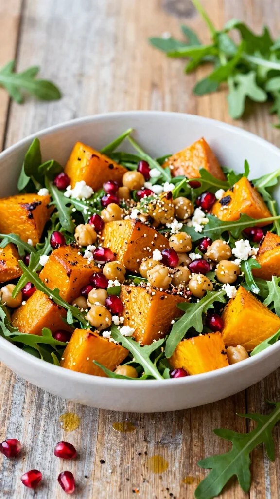 18 Healthy Fall Dinner Recipes You'll Love - 1. Roasted Pumpkin and Chickpea Salad 1