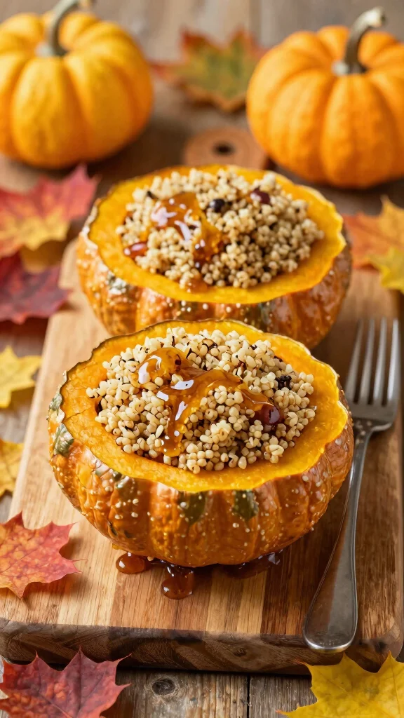 18 Healthy Fall Dinner Recipes You'll Love - 2. Quinoa-Stuffed Acorn Squash 1