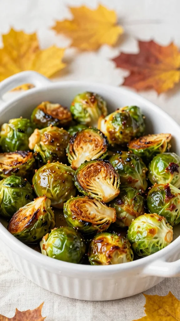 18 Healthy Fall Dinner Recipes You'll Love - 6. Maple-Balsamic Roasted Brussels Sprouts 1