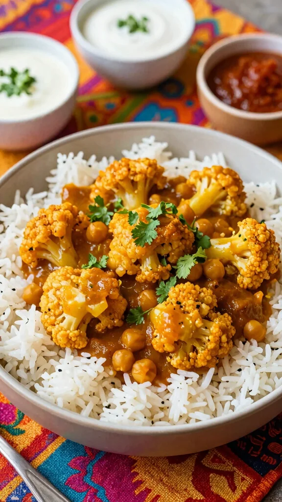 18 Healthy Fall Dinner Recipes You'll Love - 8. Cauliflower and Chickpea Curry 1