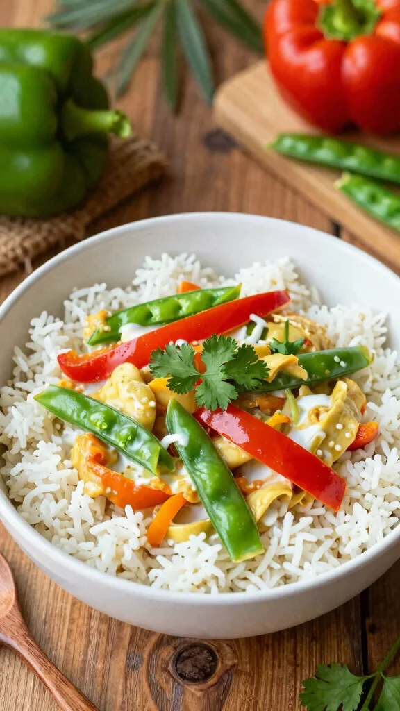 18 Healthy Lunch Bowls Packed with Flavor - 11. Coconut Curry Rice Bowl 1