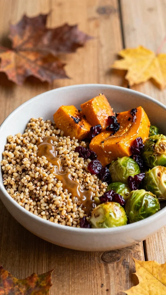 18 Healthy Lunch Bowls Packed with Flavor - 15. Harvest Grain Bowl 1