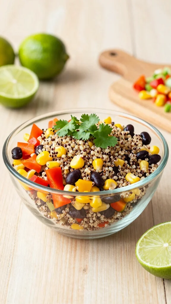 18 Healthy Lunch Meal Prep Ideas for the Week - 1. Rainbow Quinoa Salad 1
