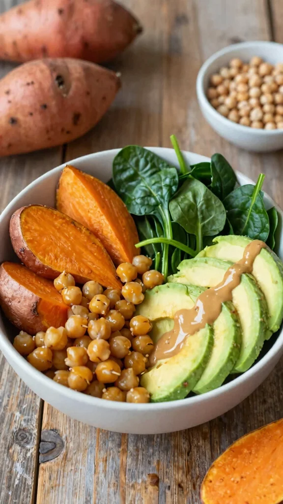 18 Healthy Lunch Meal Prep Ideas for the Week - 2. Chickpea Buddha Bowl 1