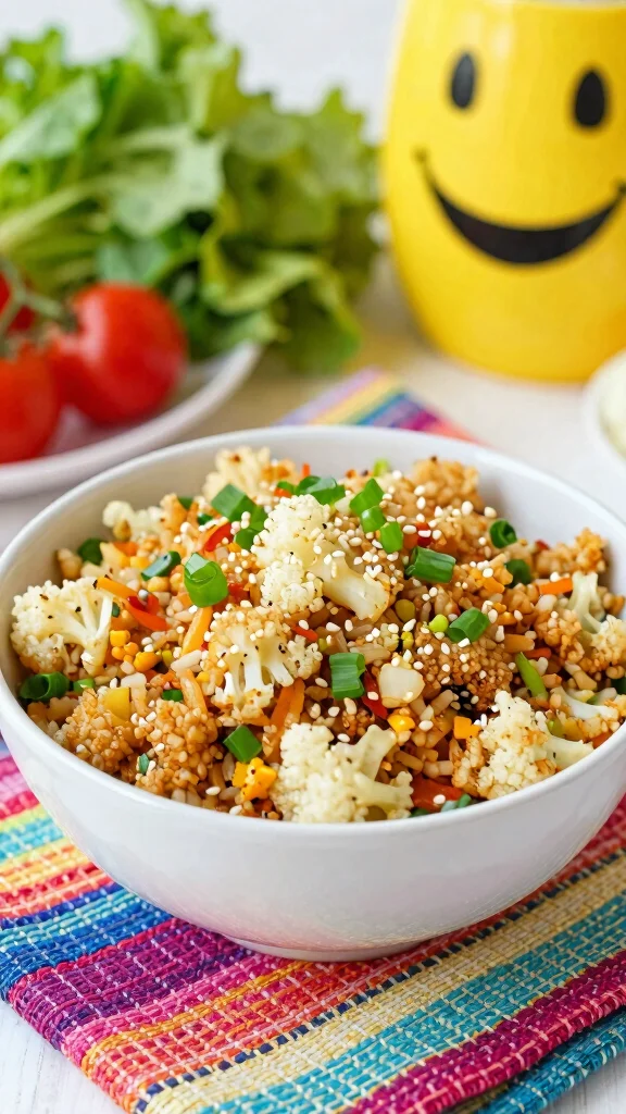 18 Healthy Lunch Recipes for Everyday Eating - 16. Cauliflower Fried Rice 1