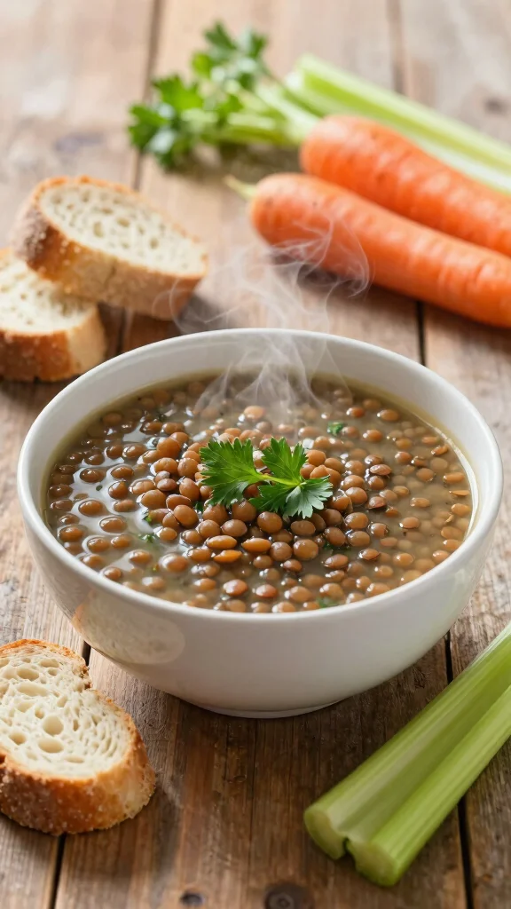 18 Healthy Lunch Recipes for Everyday Eating - 6. Lentil Soup 1