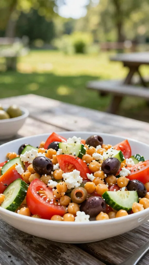 18 Healthy Summer Dinner Recipes Light & Fresh - 5. Mediterranean Chickpea Salad 1