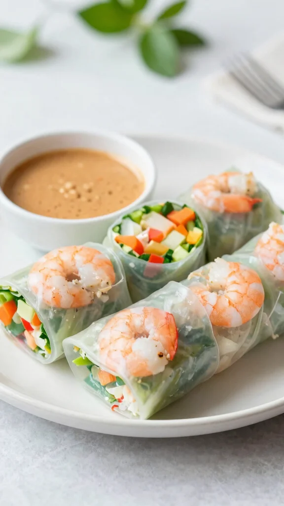 18 Healthy Work Lunch Ideas Easy to Pack - 16. Rice Paper Rolls 1
