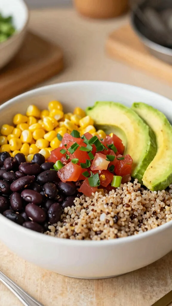 18 Quick Healthy Dinner Recipes Ready in 30 Minutes - 14. Mexican Quinoa Bowl 1