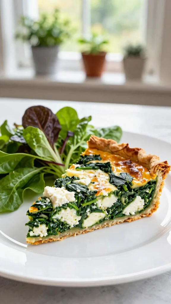 18 Quick Healthy Lunch Ideas for Busy Schedules - 3. Spinach and Feta Quiche 1