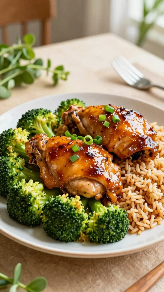 18 Quick and Easy Healthy Dinner Recipes for Busy Days - 12. Honey Garlic Chicken Thighs 1