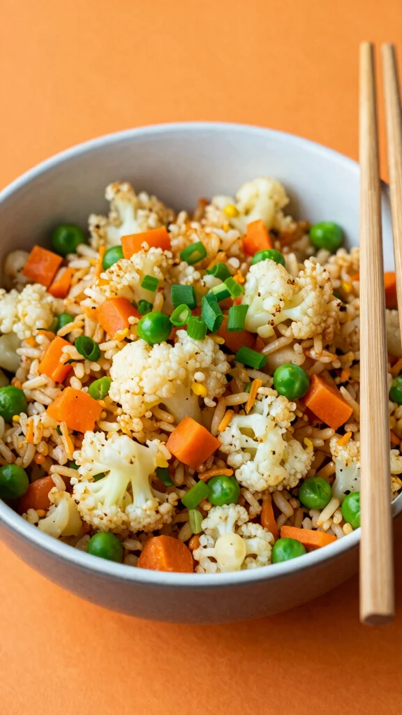 20 Easy Healthy Lunch Ideas Ready in Minutes - 10. Cauliflower Fried Rice 1