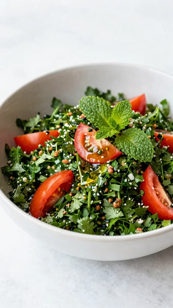20 Easy Healthy Lunch Ideas Ready in Minutes - 19. Easy Tabbouleh 1