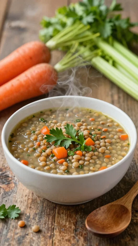 20 Easy Healthy Lunch Ideas Ready in Minutes - 5. Lentil Soup 1