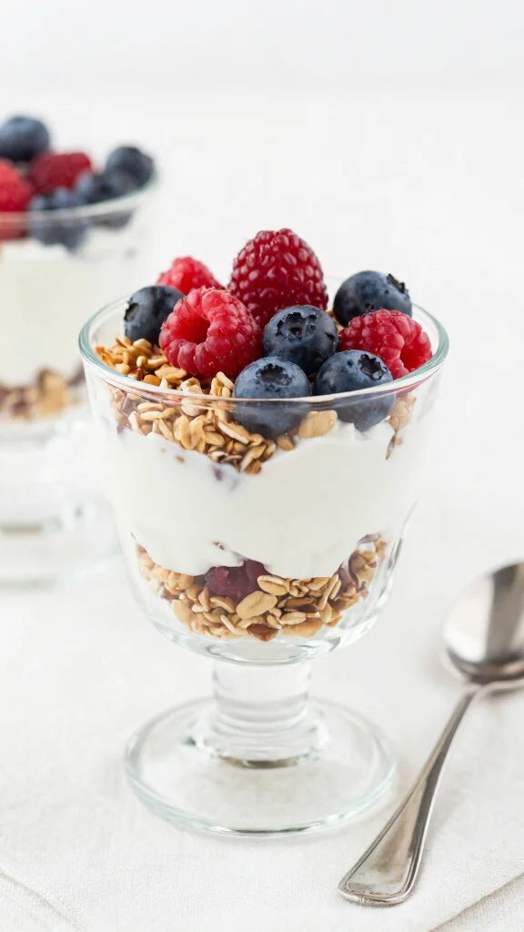 20 Easy Healthy Lunch Ideas Ready in Minutes - 9. Greek Yogurt Parfait 1