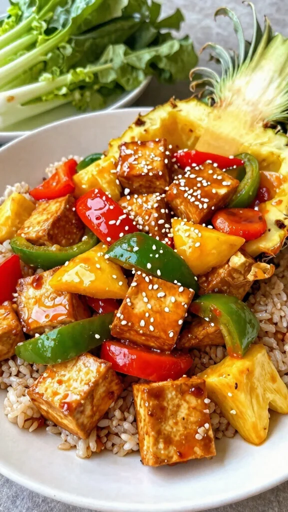 20 Healthy Dinner Recipes for Easy & Nutritious Meals - 11. Sweet and Sour Tofu Stir-Fry 1
