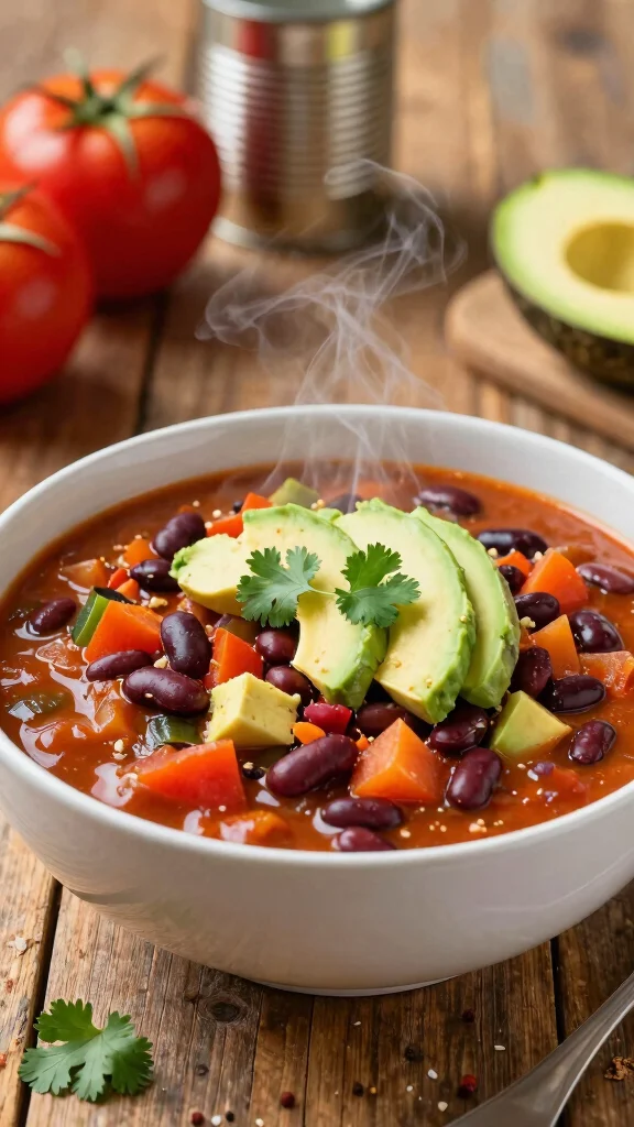 20 Healthy Dinner Recipes for Easy & Nutritious Meals - 12. Vegetable and Bean Chili 1