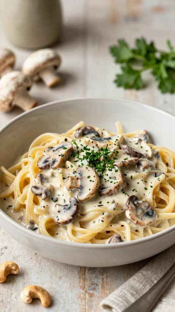20 Healthy Dinner Recipes for Easy & Nutritious Meals - 2. Creamy Vegan Mushroom Stroganoff 1