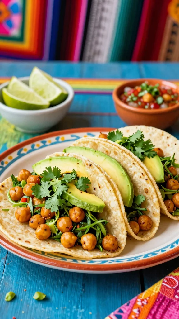 20 Healthy Dinner Recipes for Easy & Nutritious Meals - 3. Spicy Chickpea Tacos 1