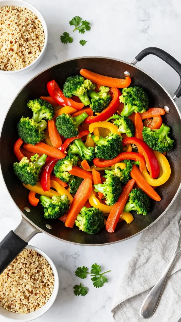 20 Healthy Family Dinner Recipes for All Ages - 1. Colorful Vegetable Stir-Fry 1