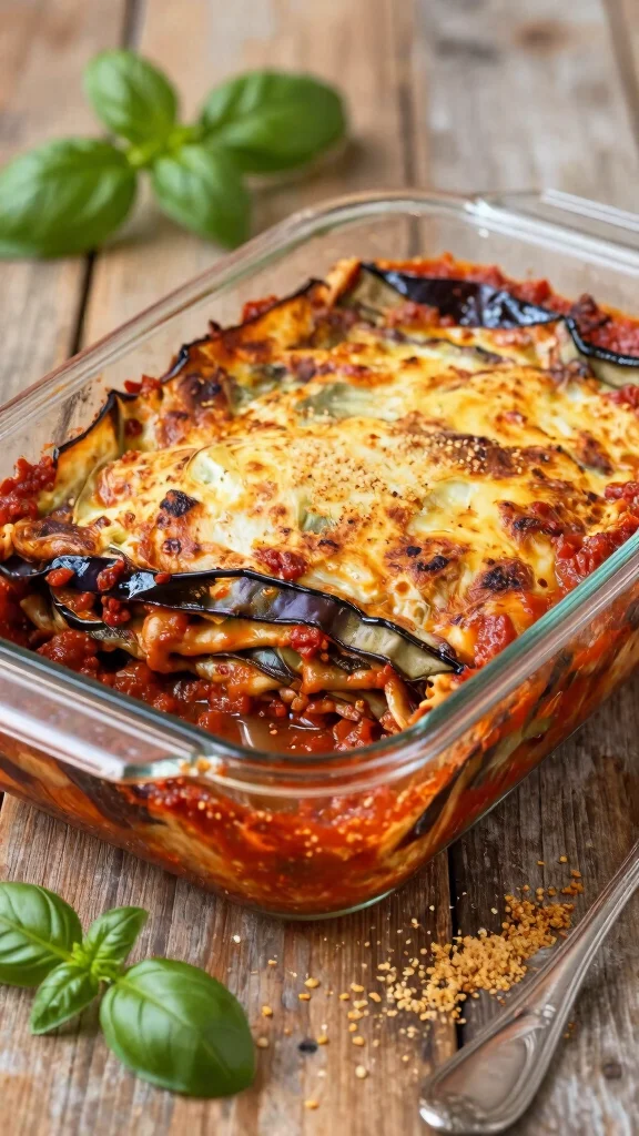 20 Healthy Family Dinner Recipes for All Ages - 11. Eggplant Parmesan 1