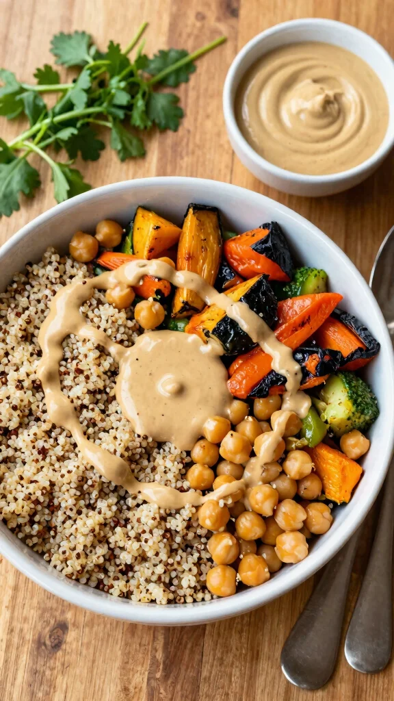 20 Healthy Family Dinner Recipes for All Ages - 14. Buddha Bowls with Tahini Dressing 1