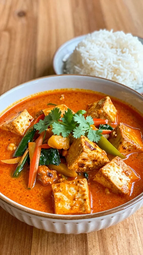 20 Healthy Family Dinner Recipes for All Ages - 16. Thai Red Curry with Tofu 1