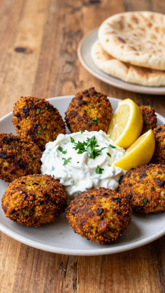 20 Healthy Family Dinner Recipes for All Ages - 17. Baked Falafel with Tzatziki 1