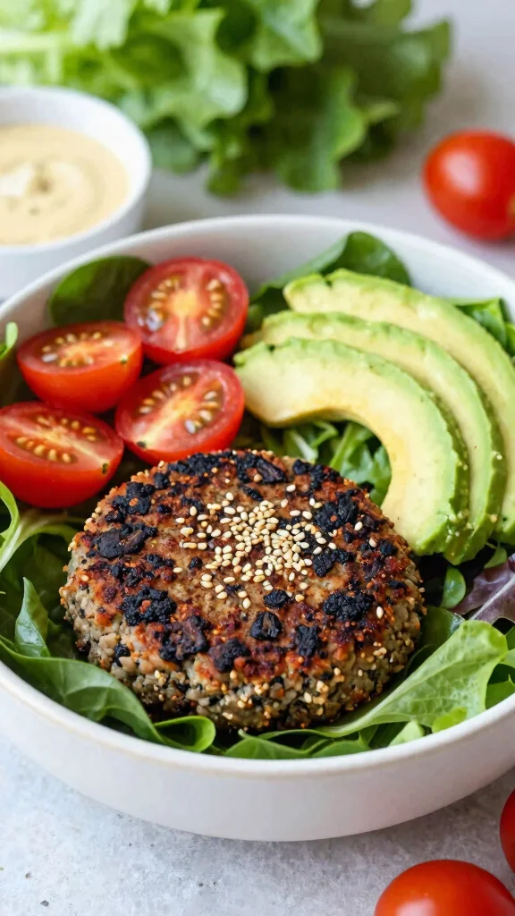 20 Healthy Family Dinner Recipes for All Ages - 5. Veggie Burger Bowls 1