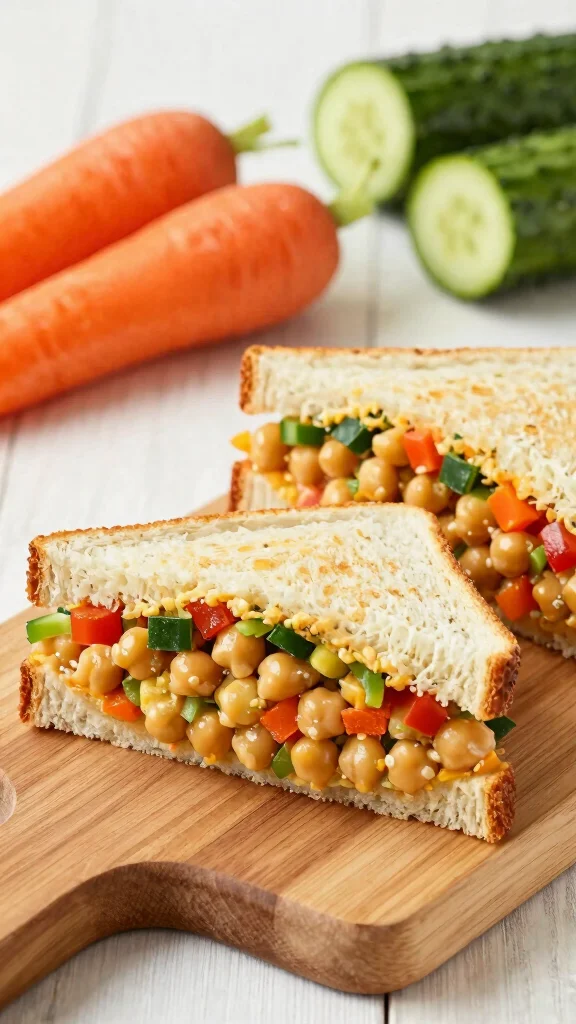 20 Healthy Family Dinner Recipes for All Ages - 9. Chickpea Salad Sandwiches 1
