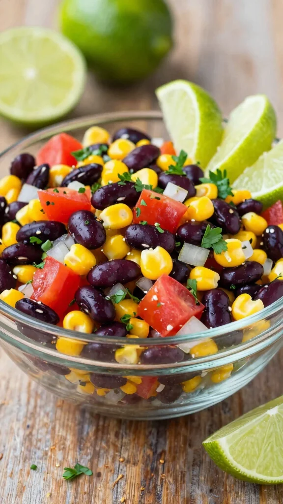 20 Healthy Lunch Ideas for Work: Easy & Meal Prep Friendly - 7. Black Bean and Corn Salad 1